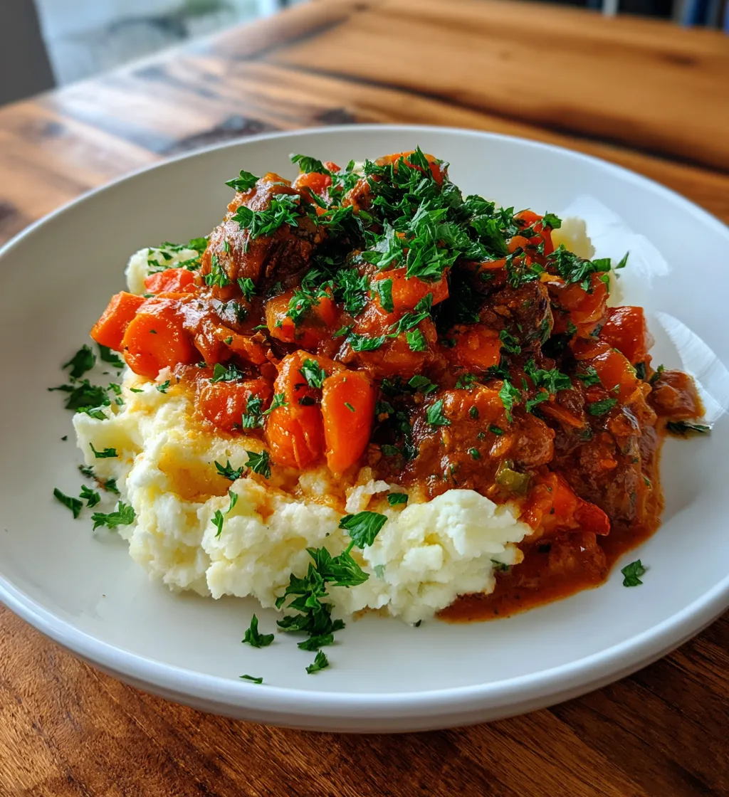 Content image for Gulasch Balkan Style med Potatismos är en läcker rätt.