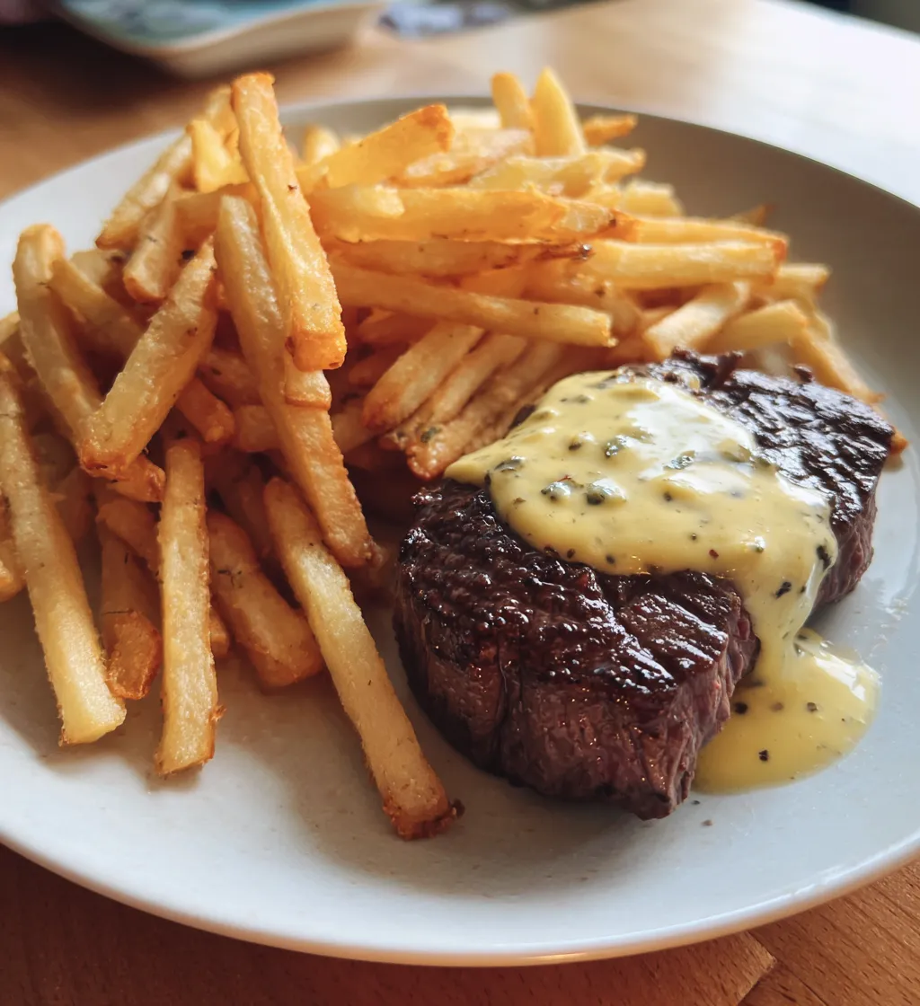 Featured image for Perfekt Biff med Bearnaisesås och Krispig Pommes recept