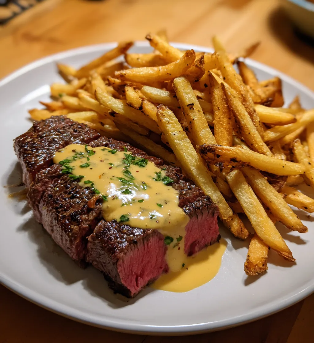 Content image for Perfekt Biff med Bearnaisesås och Krispig Pommes recept