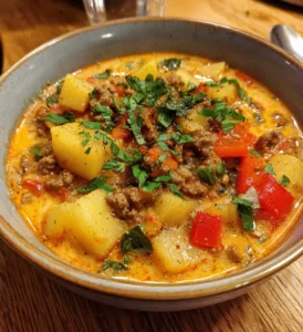 Featured image for Cowboysoppa med köttfärs – en enkel och god rätt!