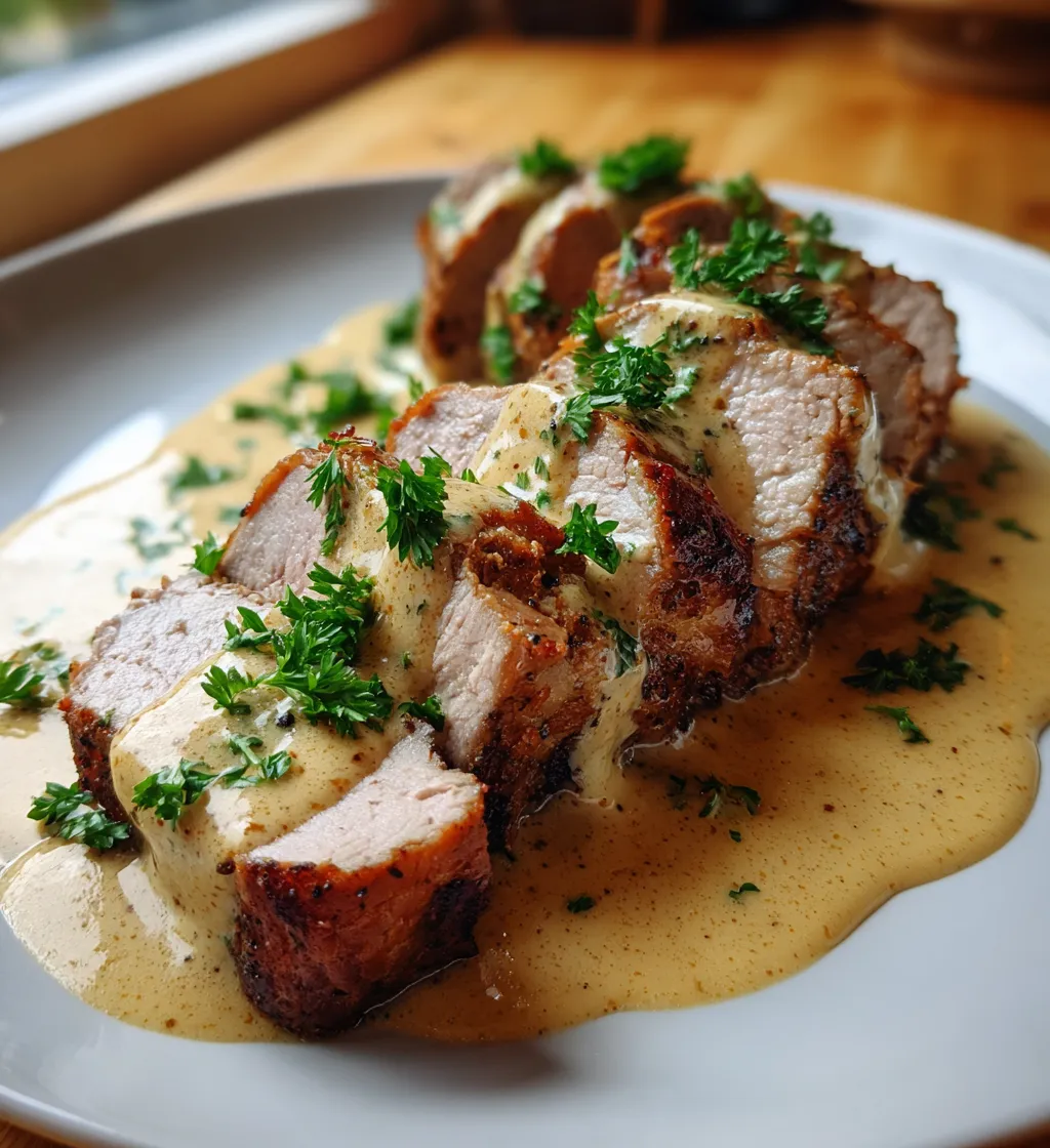 Content image for Saftig Fläskfilé i Senapssås – En smakfull middag!