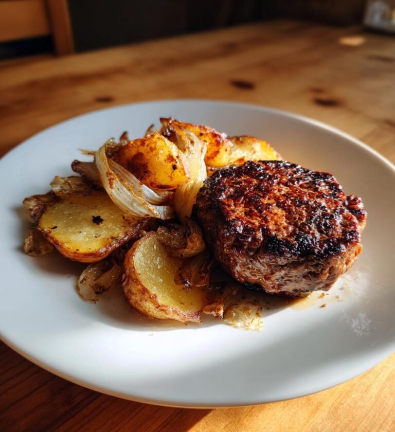 Biff Rydberg (Svensk pannbiff med potatis och lök)