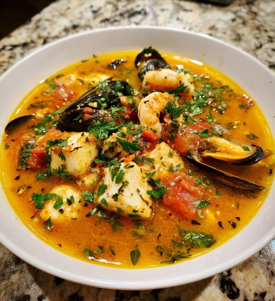 Bouillabaisse (Fransk fisksoppa)