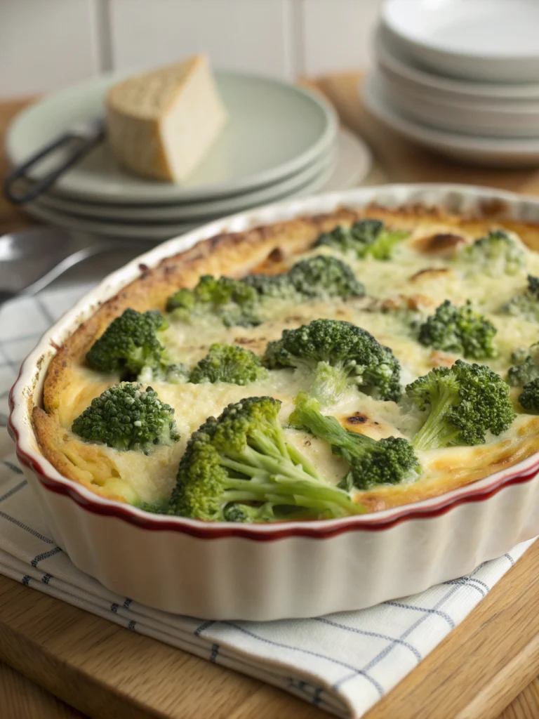 Broccoligratäng med Parmesan