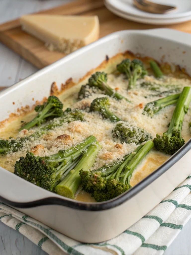Broccoligratäng med parmesan