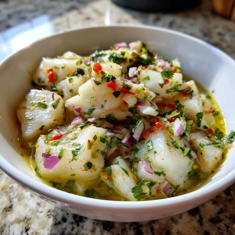 Ceviche (Peruansk marinad fisk)