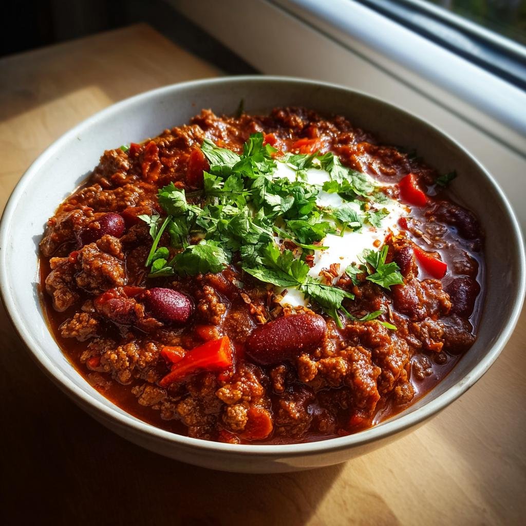 Chili con Carne (Kryddstark nötfärsgryta) - detail 1