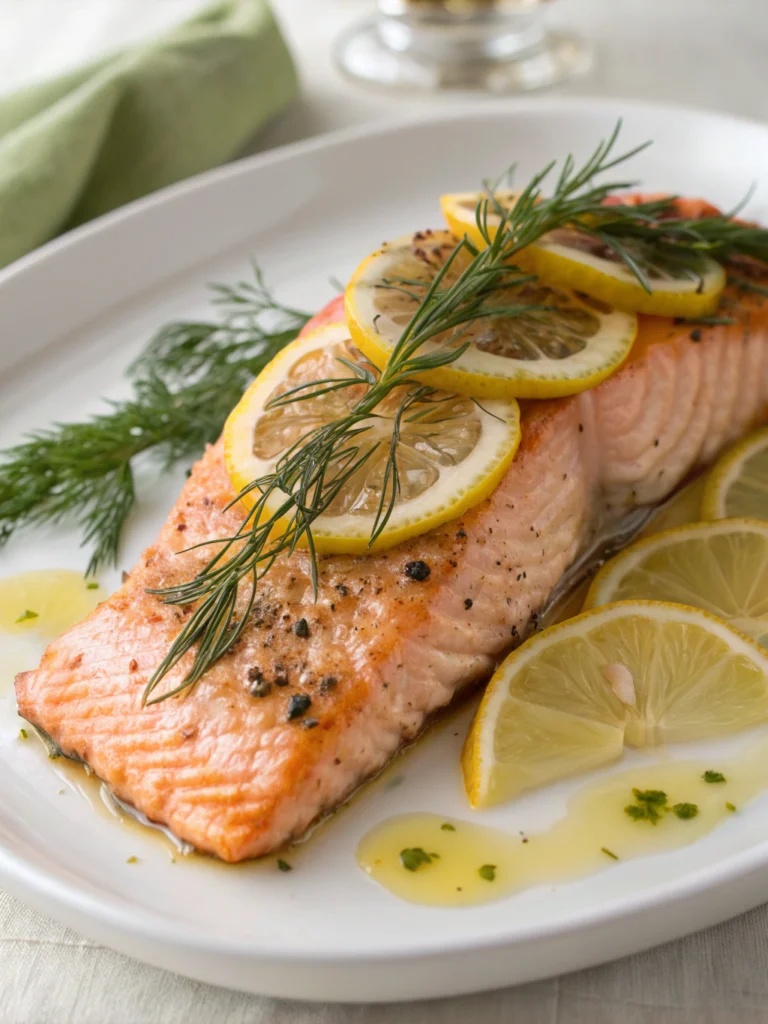 Citron- och Dillmarinerad Lax
