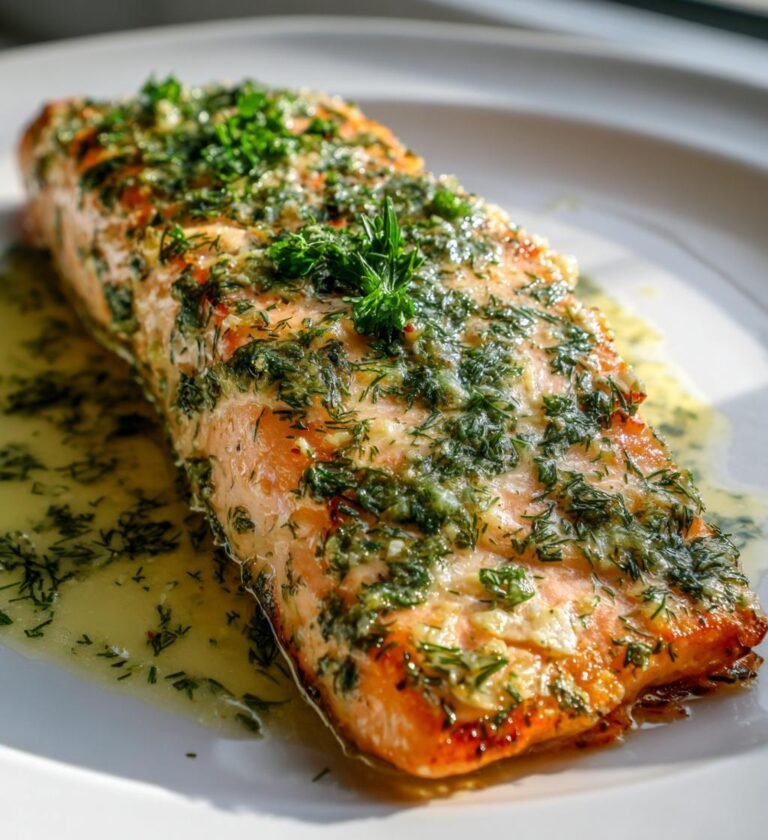 Citronmarinerad Lax med Färsk Dill