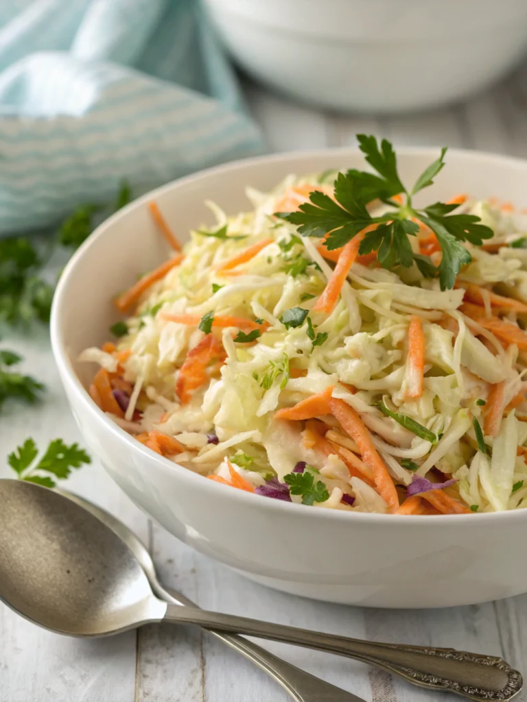 Coleslaw med morot och vitkål