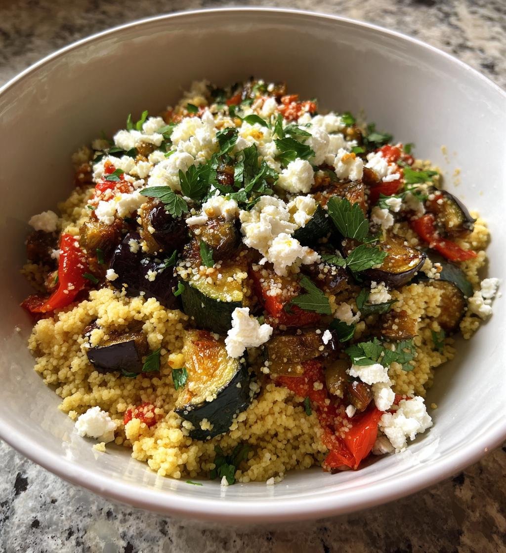 Couscoussallad med Rostade Grönsaker - detail 1