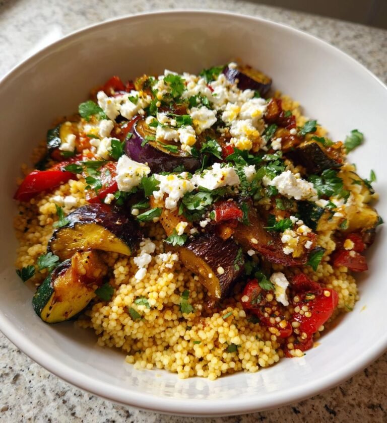 Couscoussallad med Rostade Grönsaker