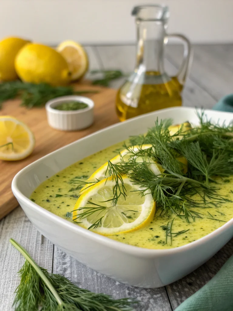 Dill- och Citrondressing