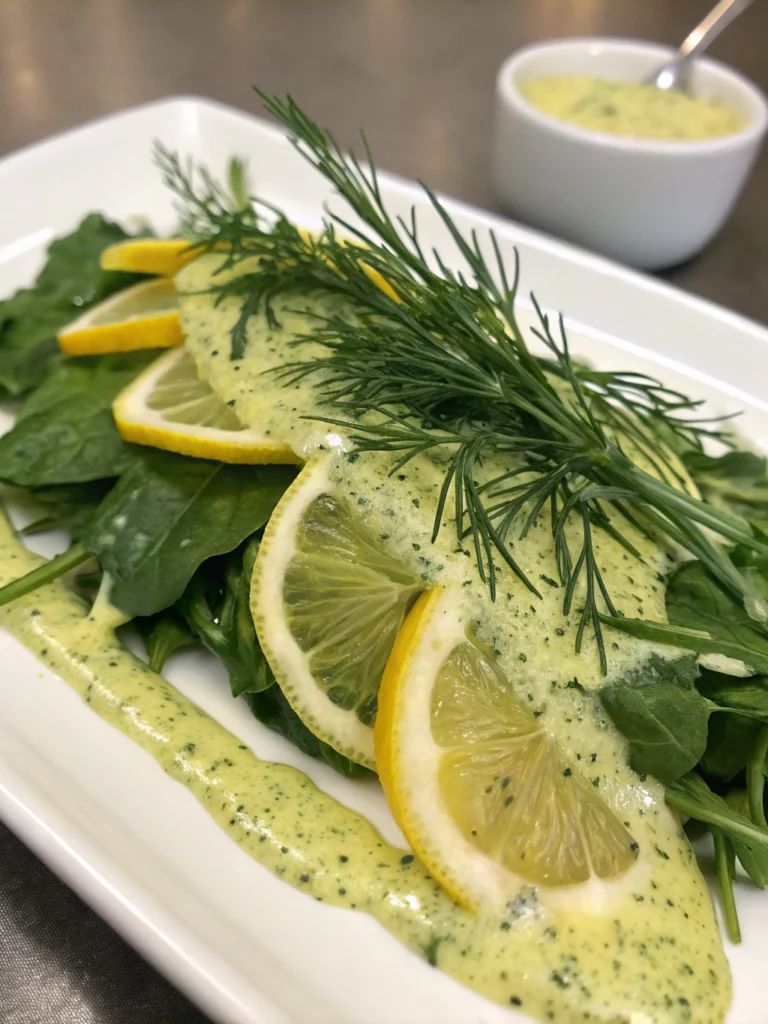 Dill- och citrondressing