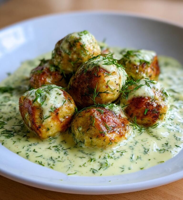 Fiskbullar med Dillsås