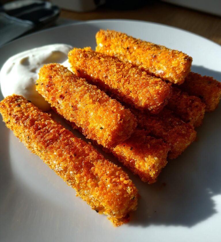 Fiskpinnar med Remouladsås (Hemmagjorda)