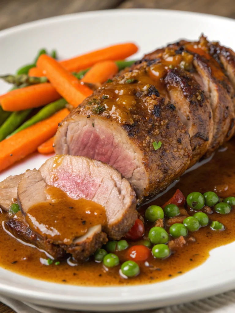 Fläskfilé i pepparsås