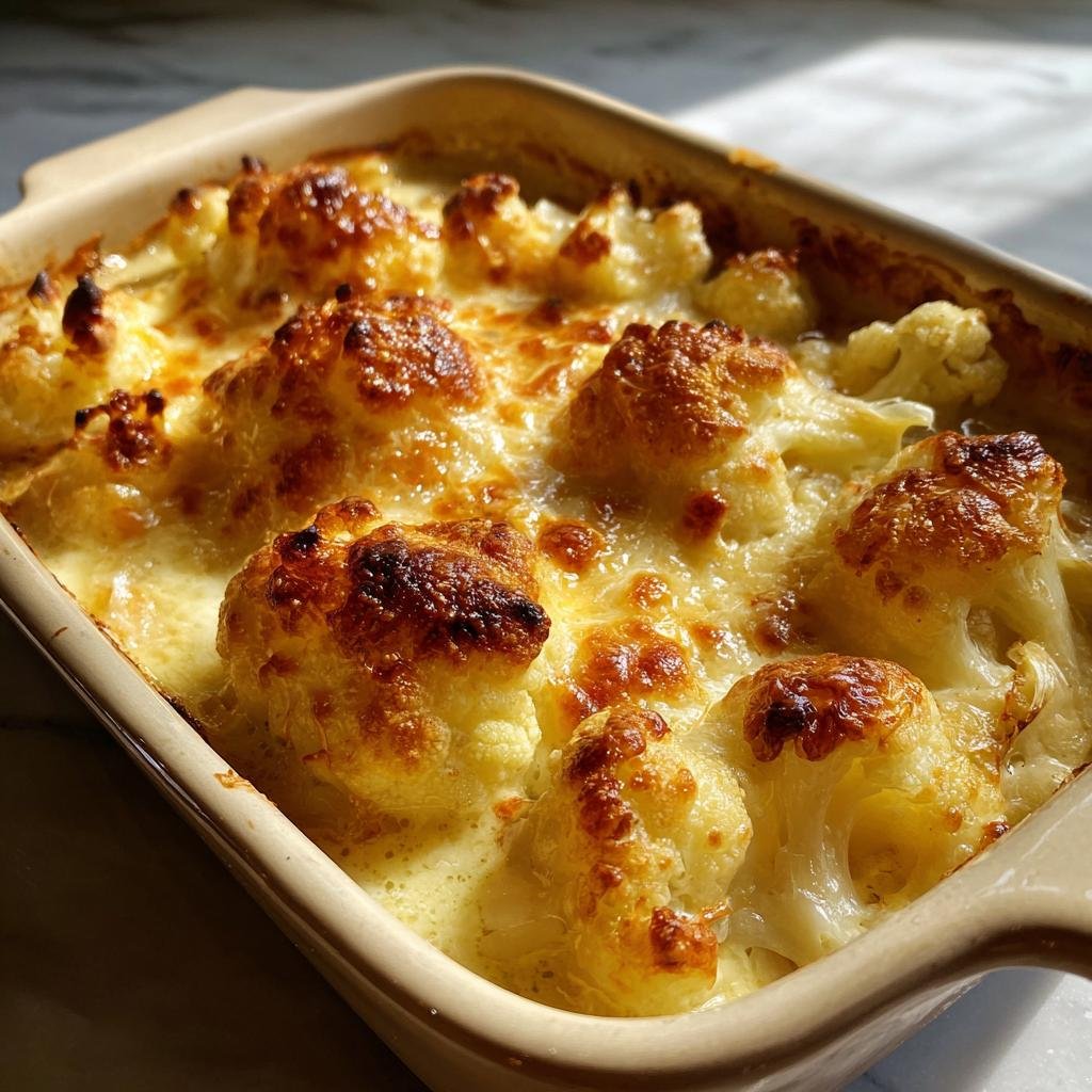 Gratinerad Blomkål med Ost