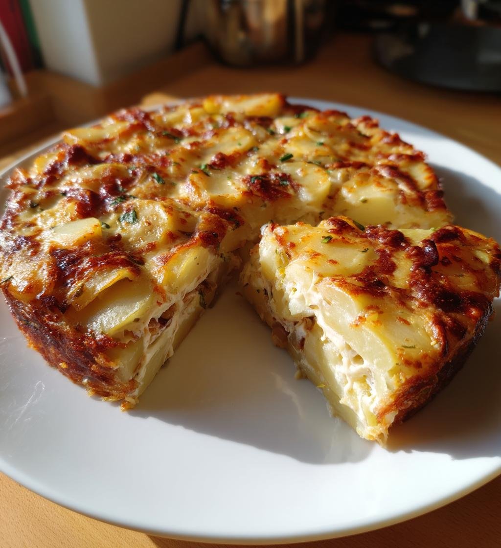 Gratinerad Potatis- och Purjolökspaj - detail 1