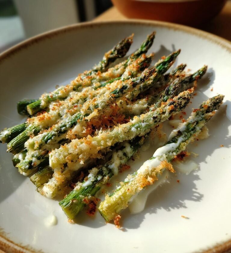 Gratinerad Sparris med Parmesan