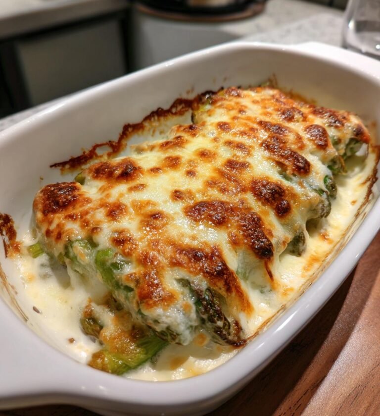 Gratinerad Sparris med Västerbottenost