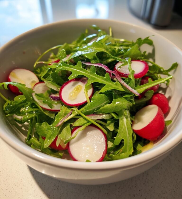 Grönsallad med Rädisor och Rucola