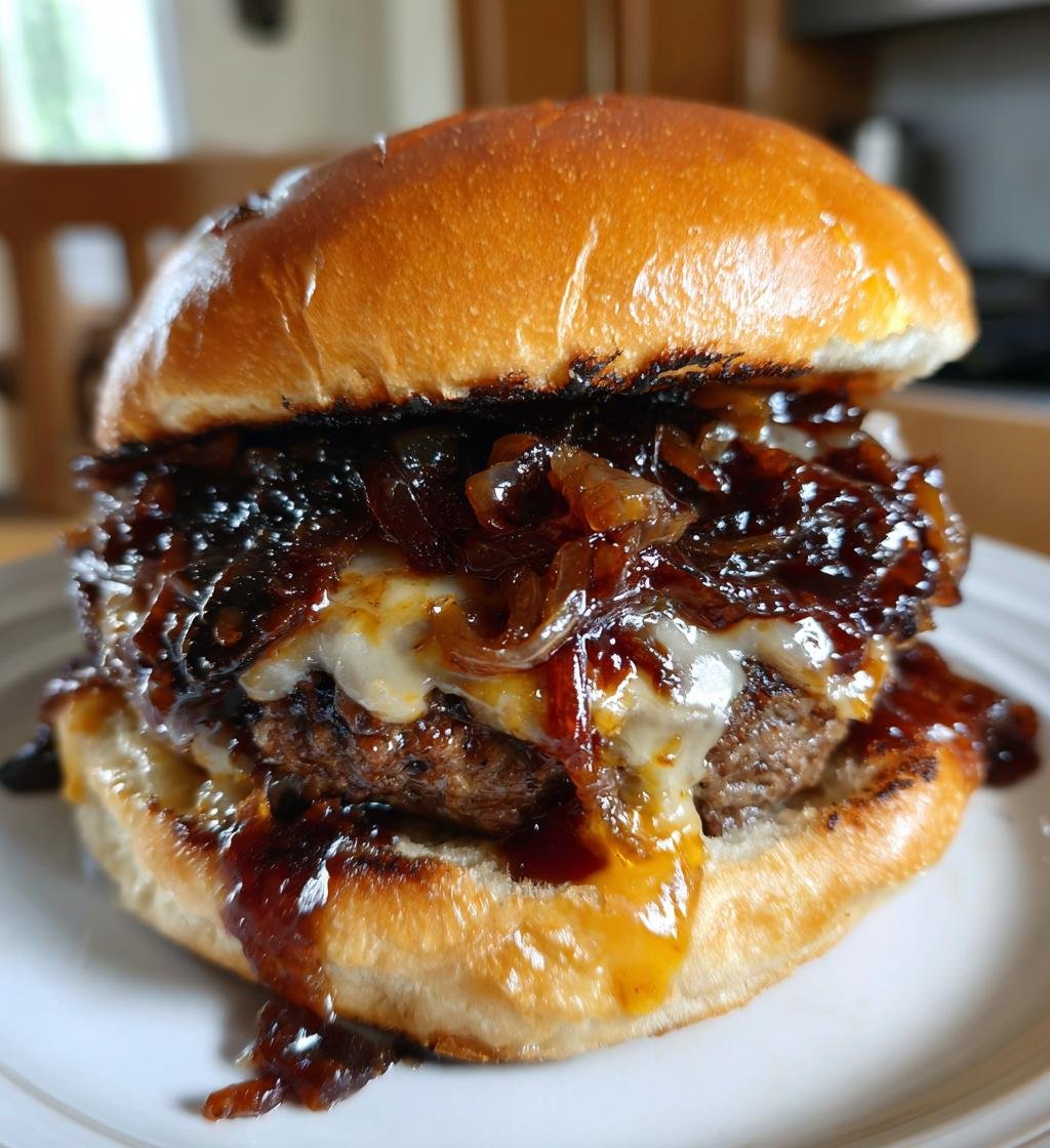 Hamburgare med Brynt Löksås - detail 1