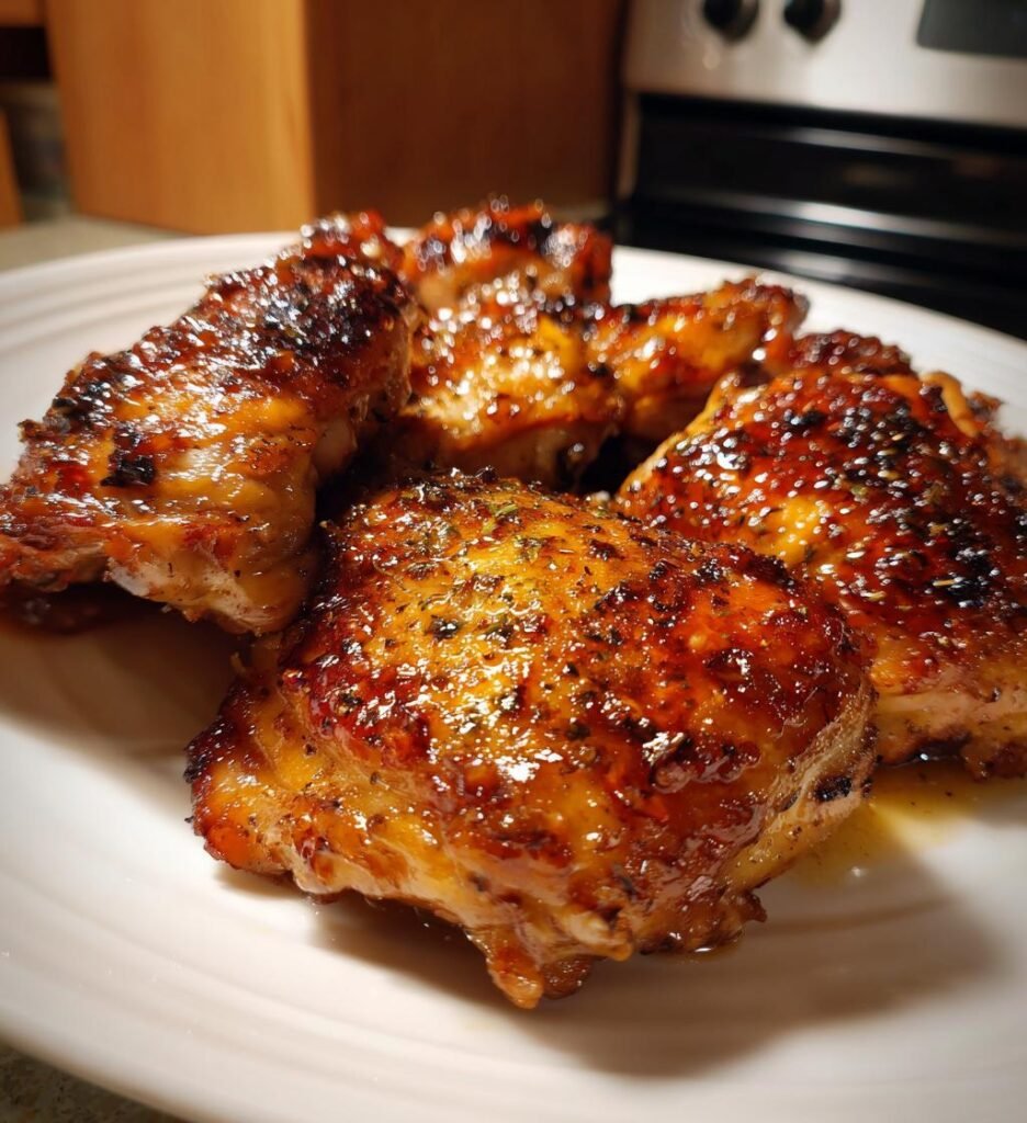 Honungsglaserad Kycklinglår