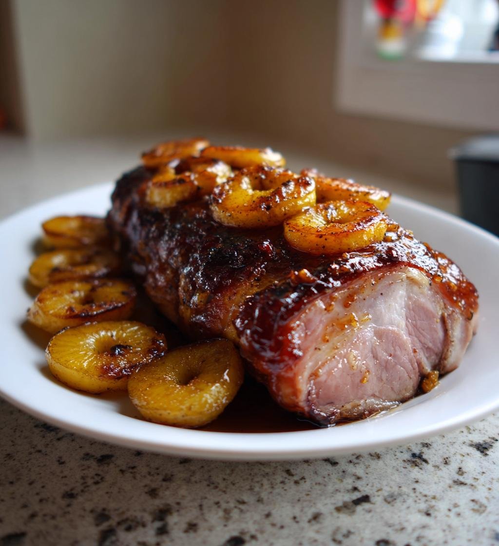 Kassler i Ugn med Äppelringar - detail 1