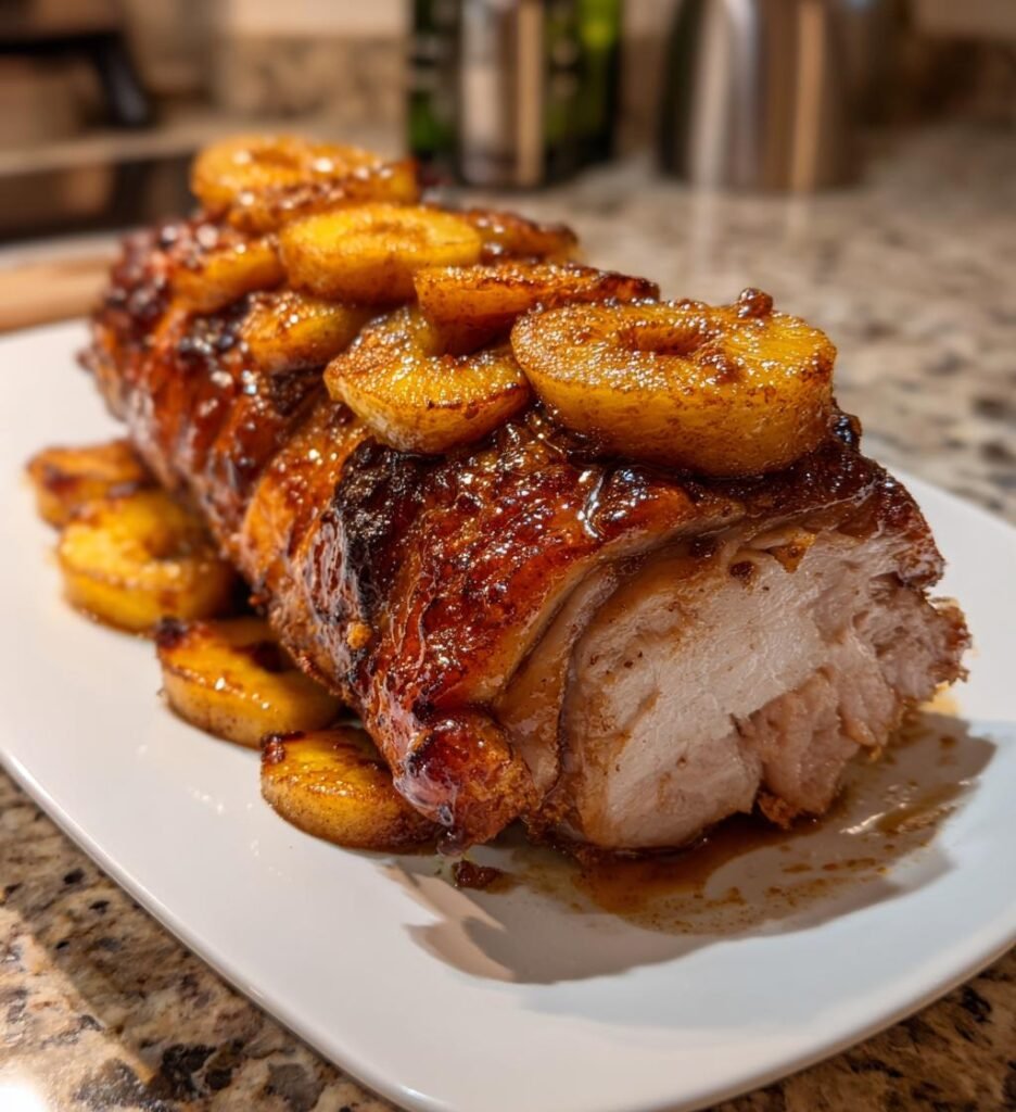 Kassler i Ugn med Äppelringar