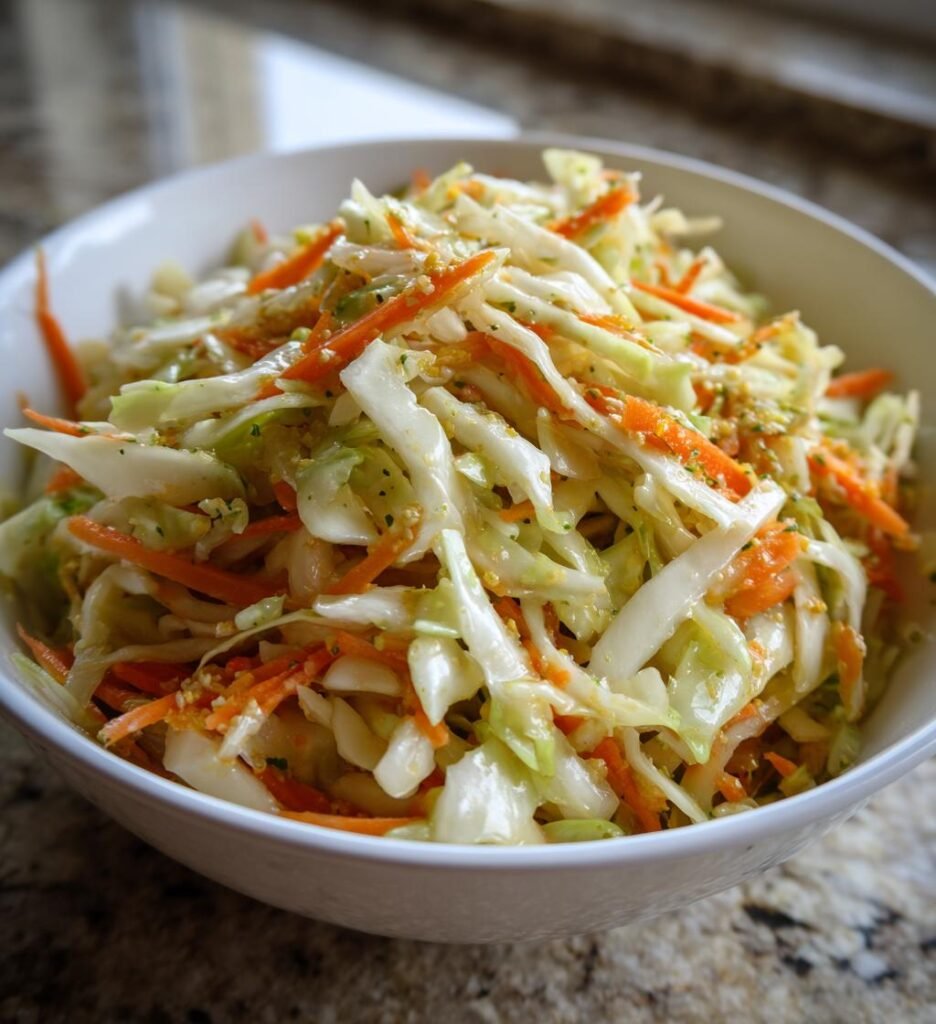 Kålsallad med Morot och Äpple