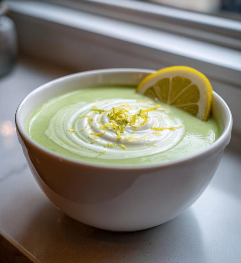 Krämig Sparrissoppa med Citron