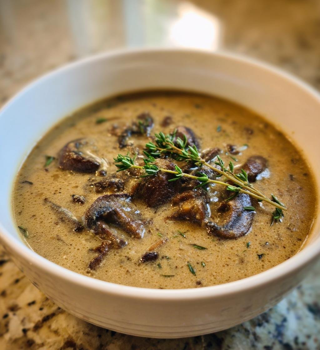 Krämig Svampsoppa - detail 1