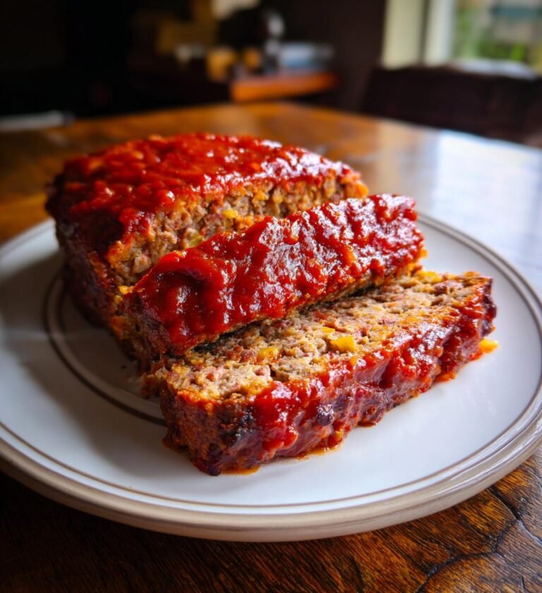 Köttfärslimpa med Tomatsås