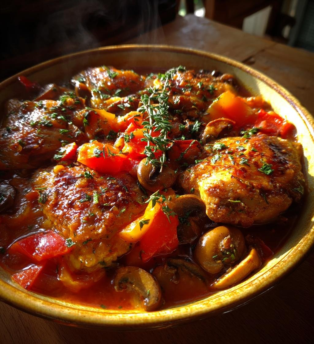 Kyckling Cacciatore (Italiensk gryta) - detail 1