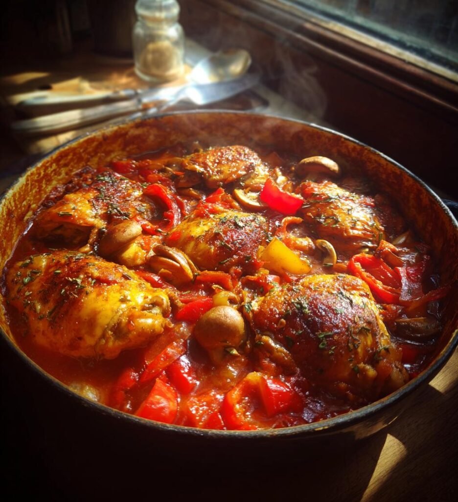 Kyckling Cacciatore (Italiensk gryta)