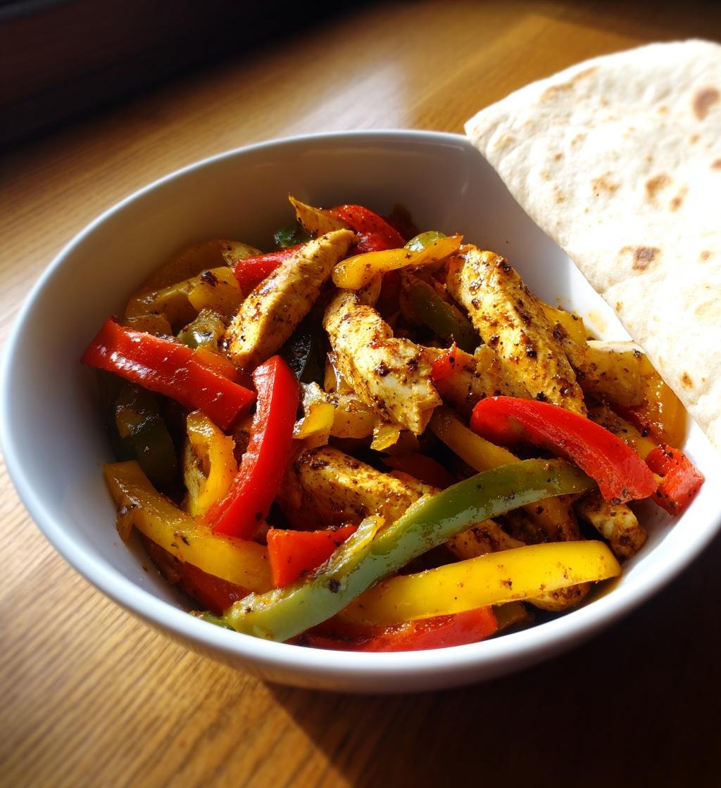 Kyckling Fajitas med Grillad Paprika - detail 1