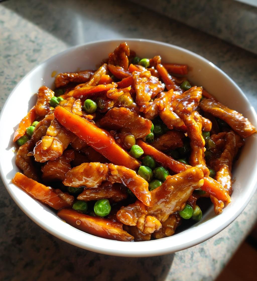 Kyckling Wok med Ärtor och Morötter - detail 1