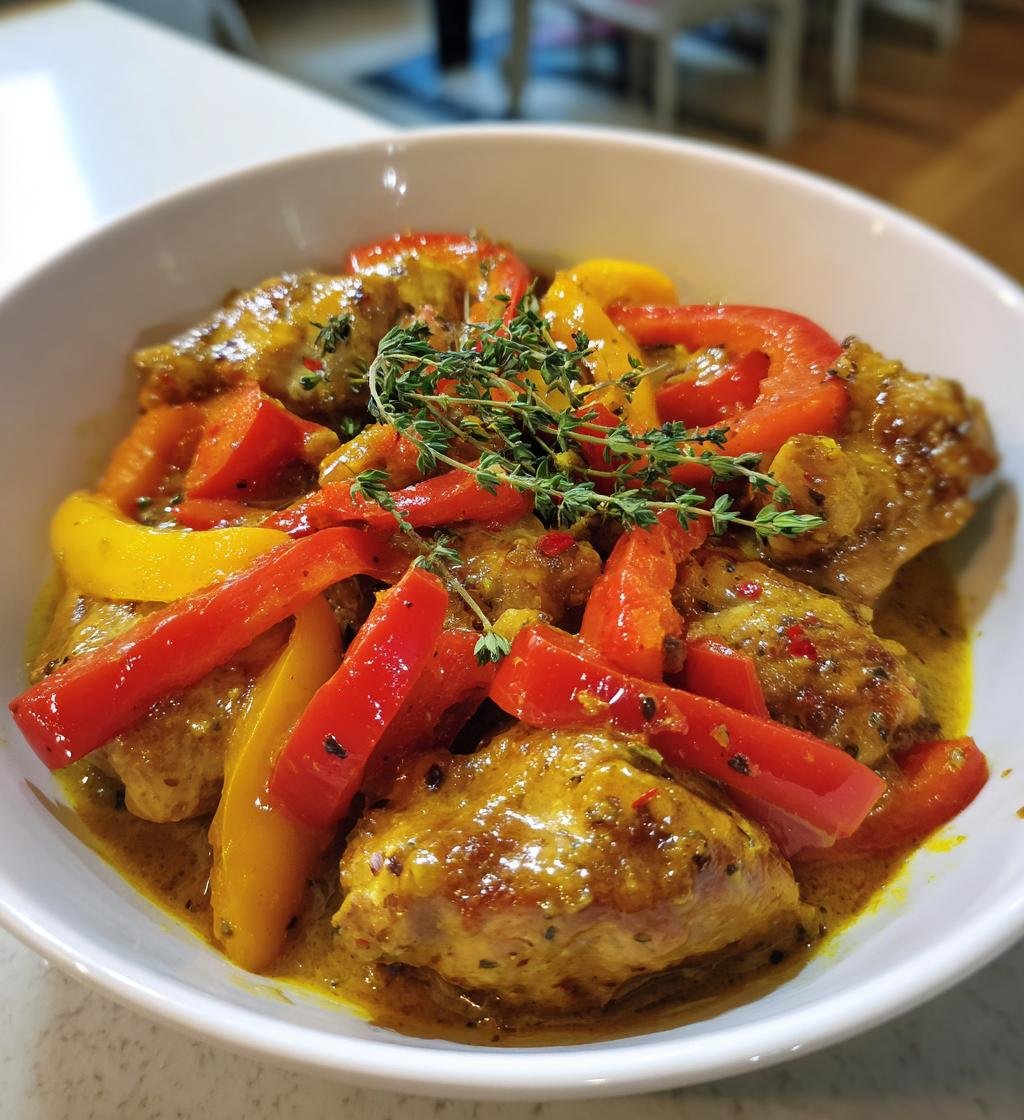 Kycklinggryta med Paprika och Timjan - detail 1