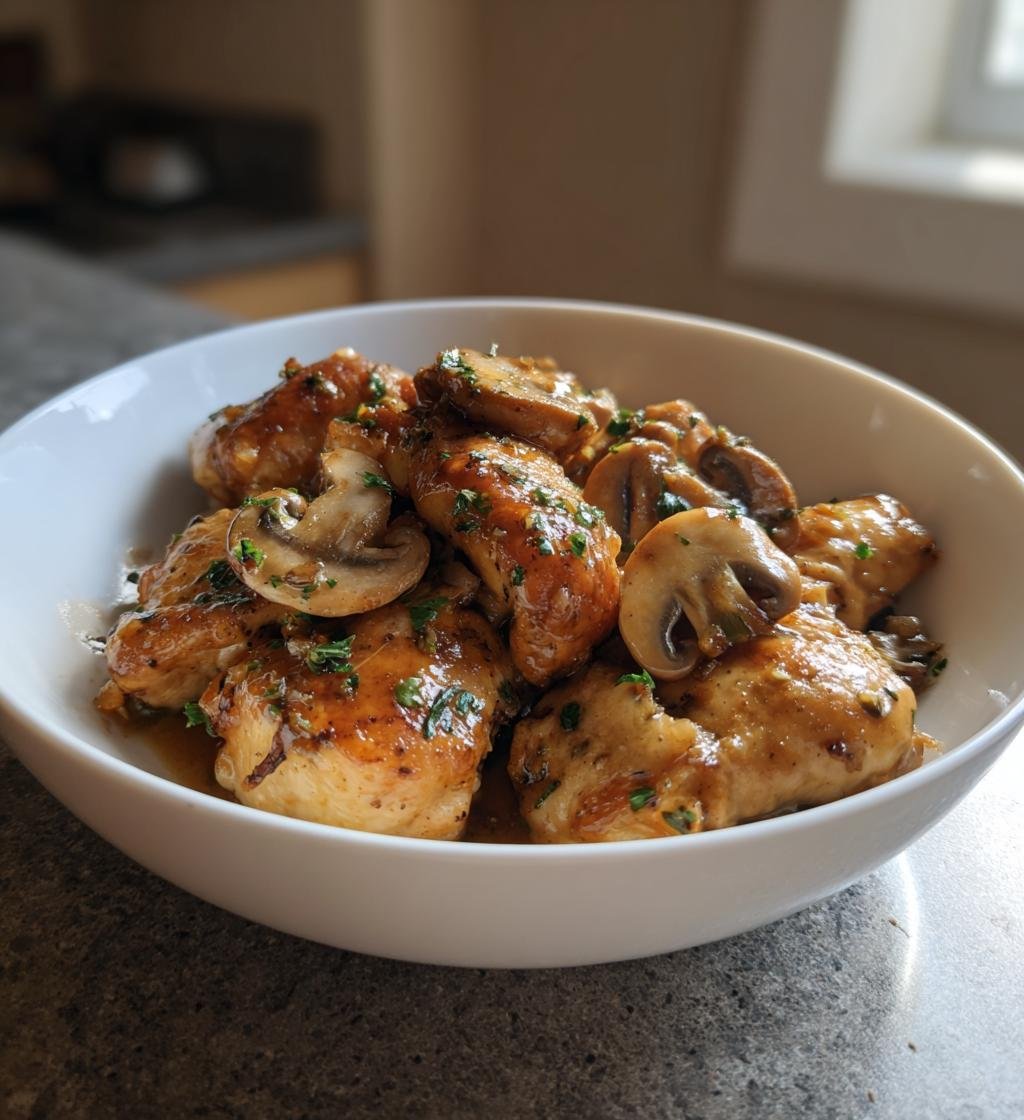 Kycklinggryta med Svamp och Vitlök - detail 1