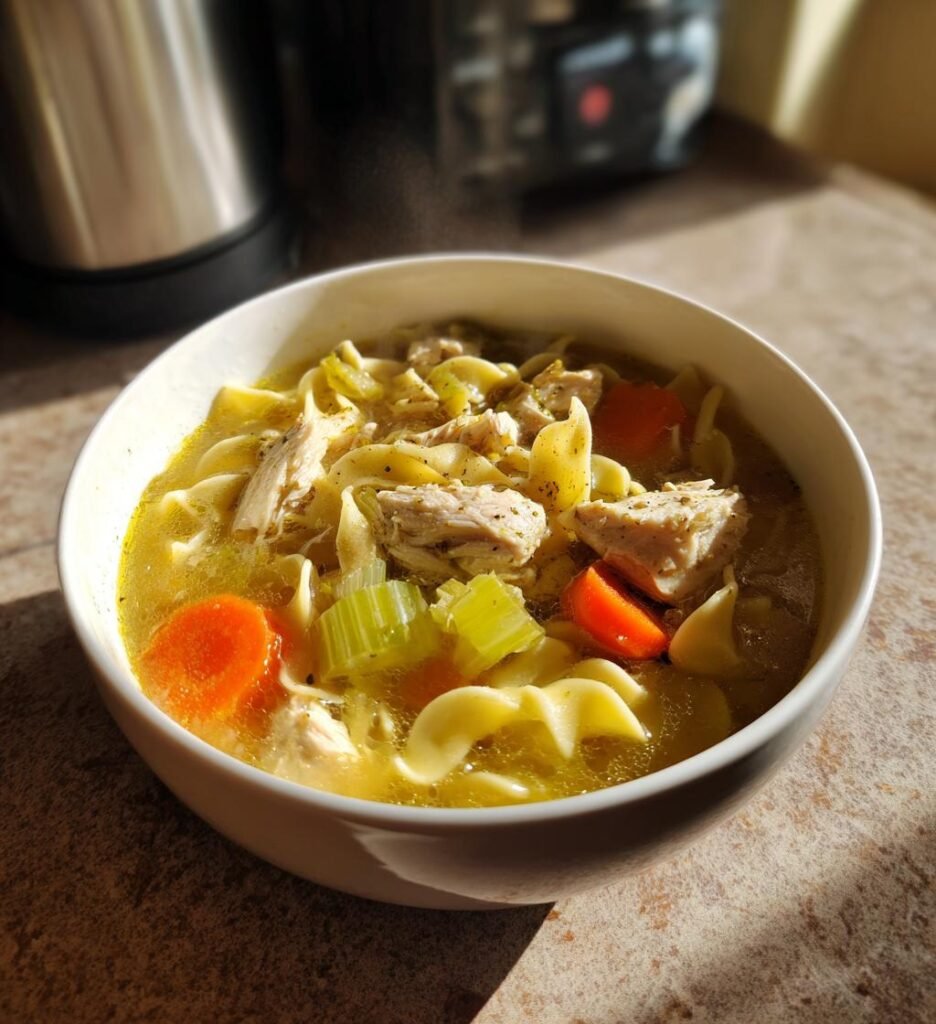 Kycklingsoppa med Nudlar och Grönsaker