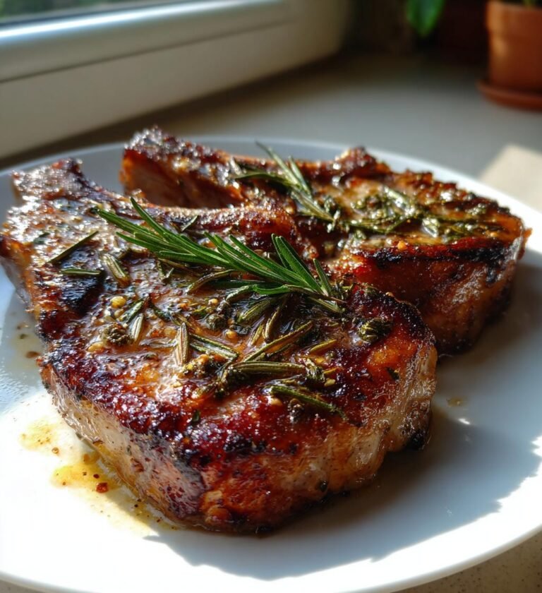 Lammkotletter med Rosmarin och Vitlök