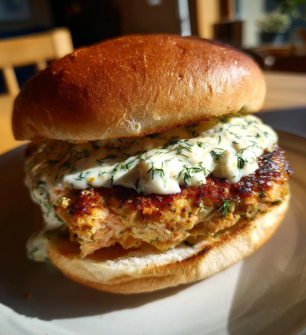 Laxburgare med Dillmayo - detail 1