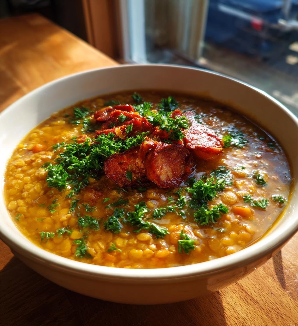 Linssoppa med Chorizo - detail 1