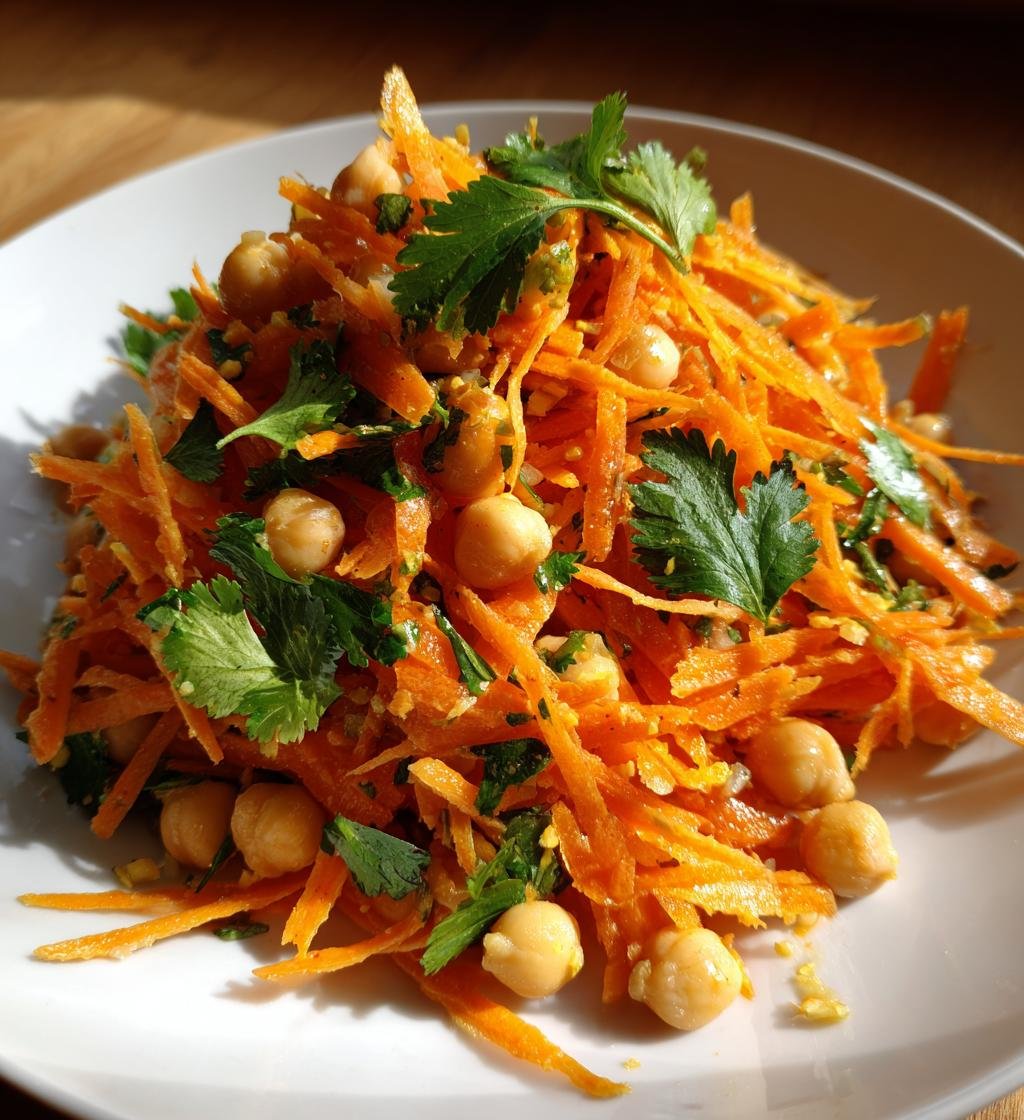 15-minuters Morot- och Kikärtsallad med Citron – Lätt & Smaskig - LNNRW