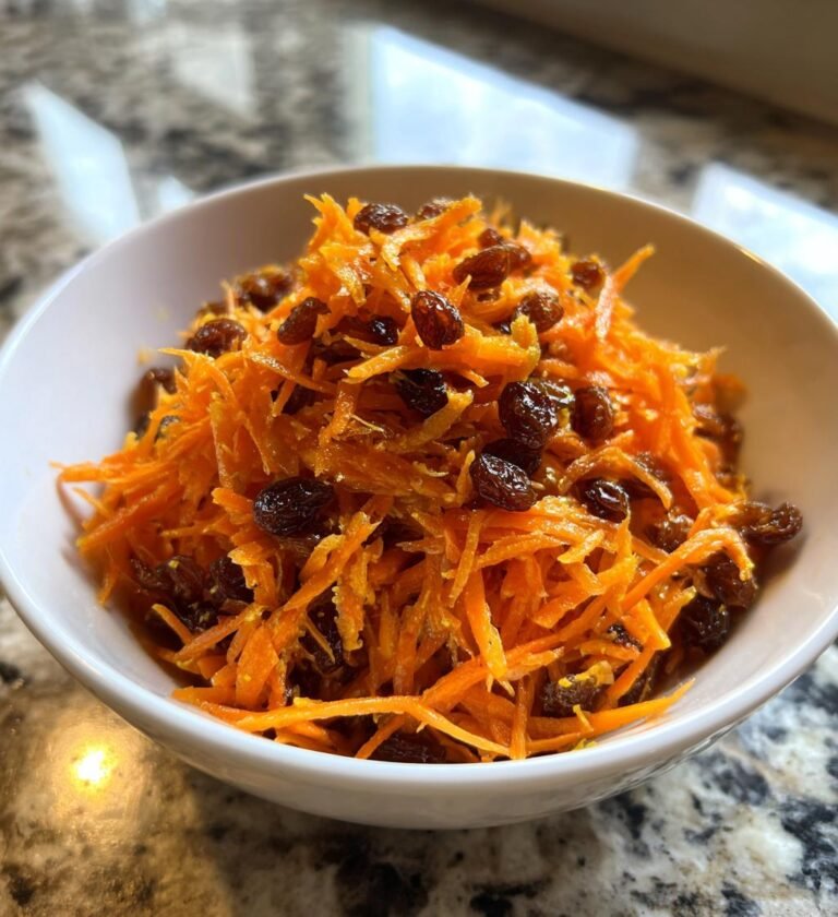 Morotssallad med Russin och Honung