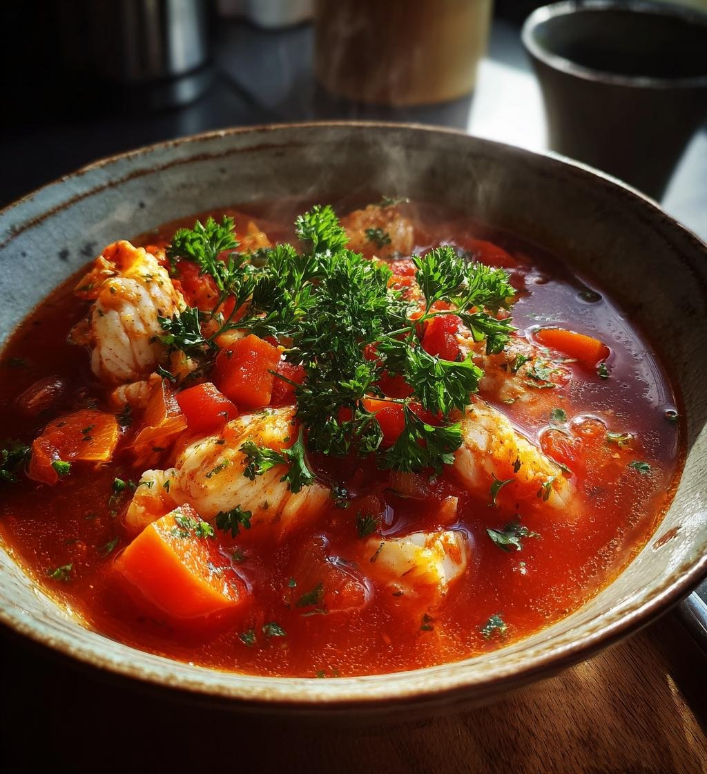 Mysig Tomatbaserad Fisksoppa - detail 1