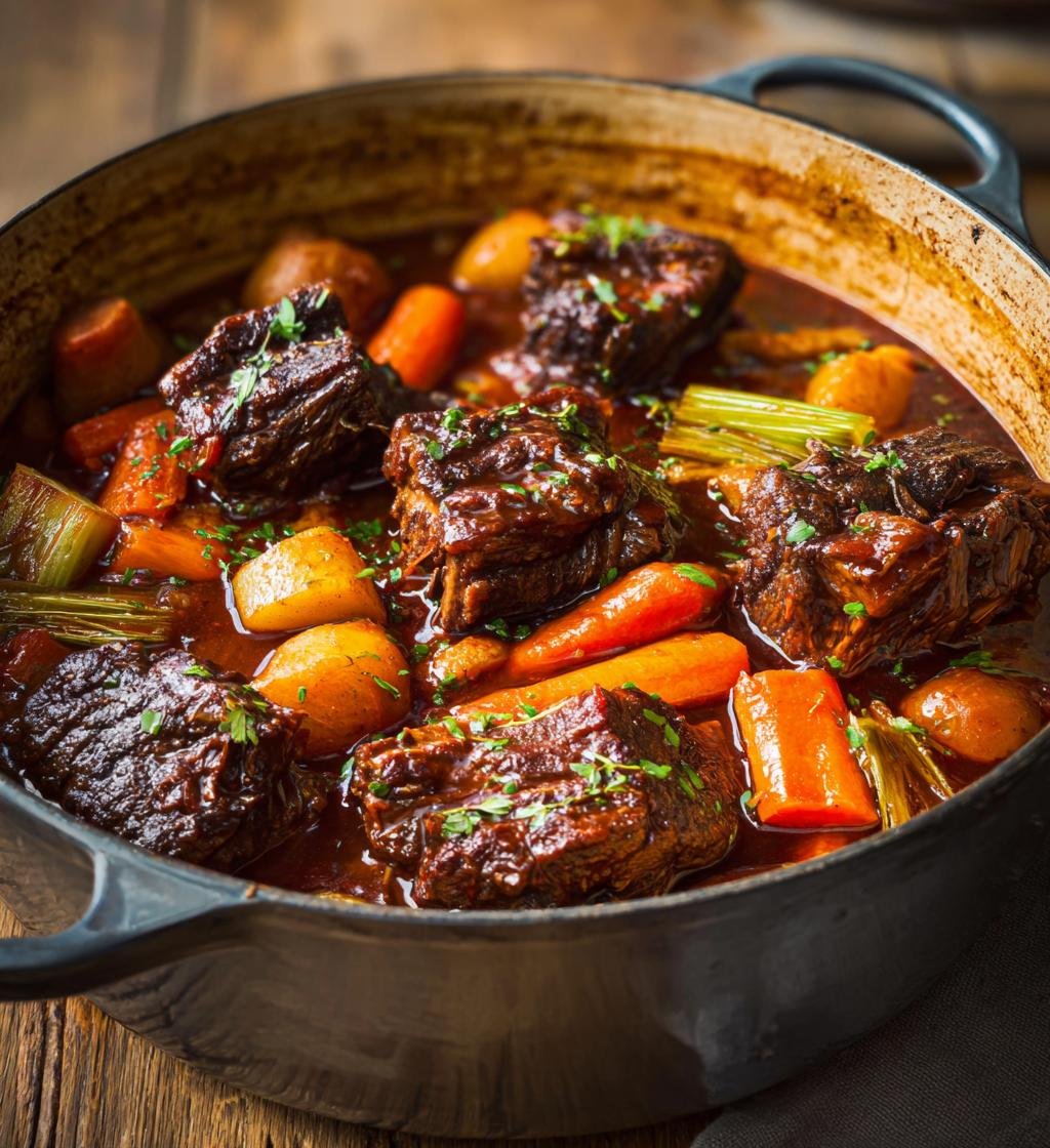 Oxsvansgryta med Rotfrukter - detail 1