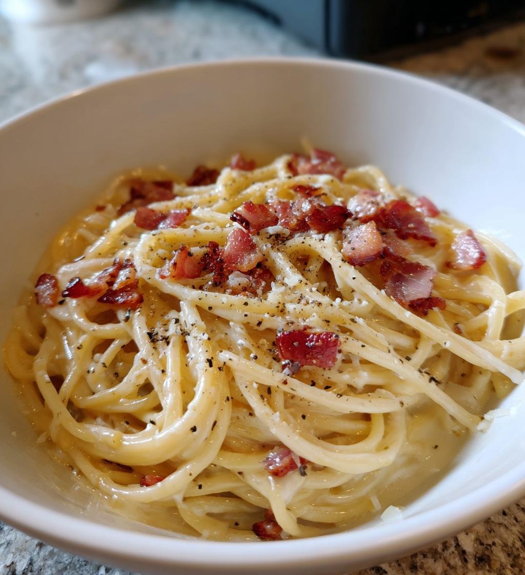 Pasta Carbonara (Italiensk klassiker) - detail 1