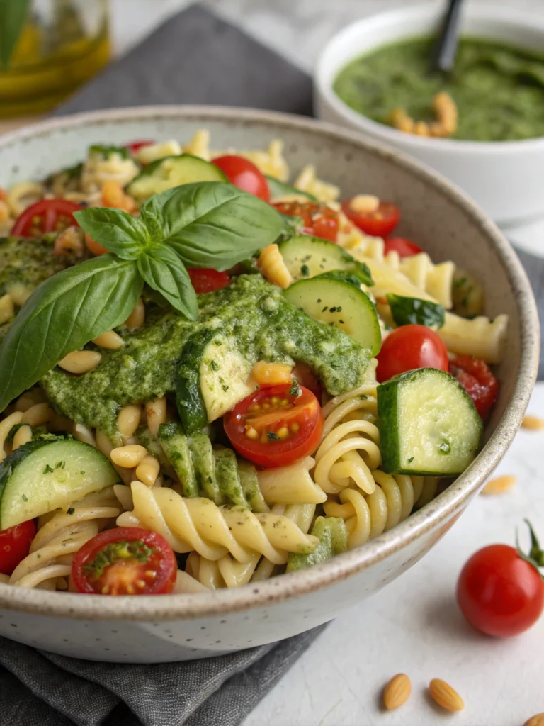 Pastasallad med Pesto